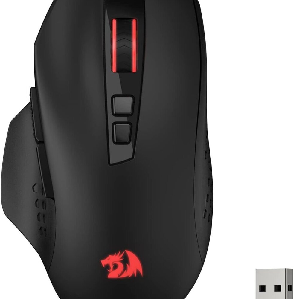 M656 Gainer Wireless Gaming Mouse, 4000 DPI 2.4Ghz Wireless Mouse w/ 5 DPI Level